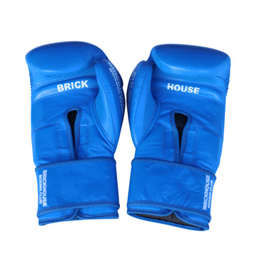OFFICIAL BRICKHOUSE BOXING CLUB JAXON BOXING GLOVES (BLUE - 16 OUNCES)